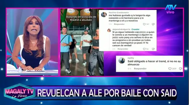 Medina SE BURLA de Alejandra Baigorria y Said Palao tras viaje a Japón: “Sonreía más en el yate” Medina SE BURLA de Alejandra Baigorria y Said Palao tras viaje a Japón: “Sonreía más en el yate”