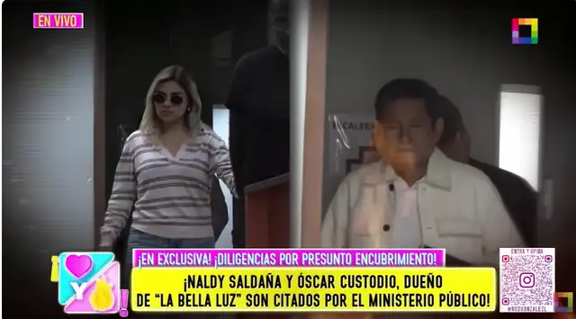Naldy Saldaña y Óscar Custodio se volvieron a ver.