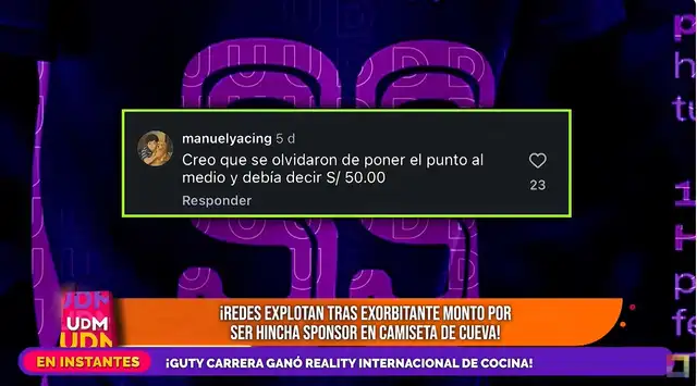 Usuarios EXPLOTAN tras astronómica suma por ser hincha SPONSOR en la camiseta de Christian Cueva: Usuarios EXPLOTAN tras astronómica suma por ser hincha SPONSOR en la camiseta de Christian Cueva: