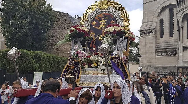 El Señor de los Milagros realiza su recorrido 5 veces cada año. Crédito: Difusión. 