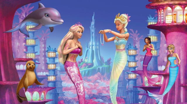  "Barbie en una aventura de sirenas" (2010)    