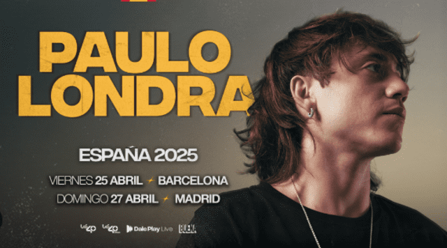 Paulo Londra en España 2025.