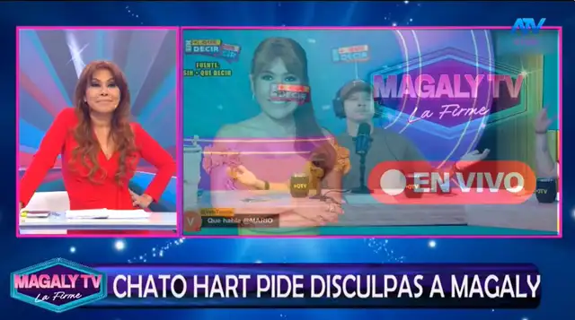 ¡LE ACEPTO EL PERDÓN, PERO CON PARCHE! Magaly Medina acepta disculpas de Mario Hart y le lanza fulminante advertencia: 