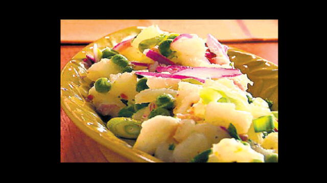 Ensalada de yuca.