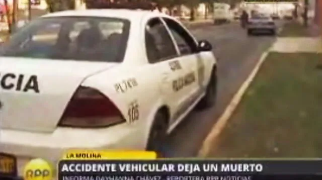 Un sujeto murió atropellado en La Molina.