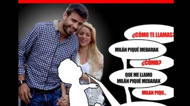 Milan Piqué Mebarak tiene sus memes