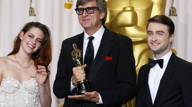 Kristen Stewart y Daniel Radcliffe juntos en la ceremonia del Oscar.