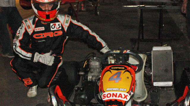 Guty Michelsen quedó tercero en La Hora Nocturna de Kartismo y sigue preparándose para el mundial.