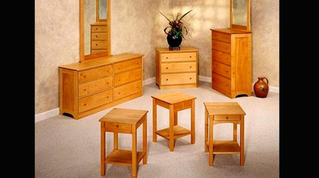 Muebles de madera.