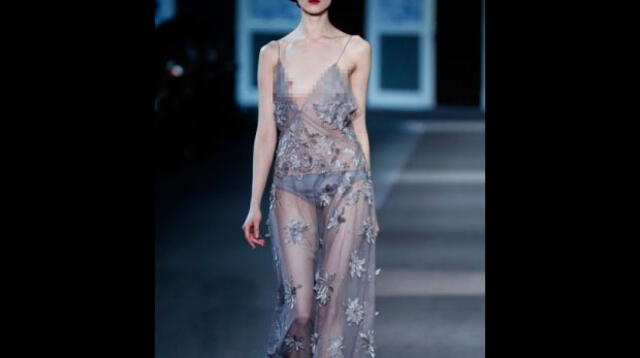 Sexy transparencia de la colección otoño/invierno de Louis Vuitton