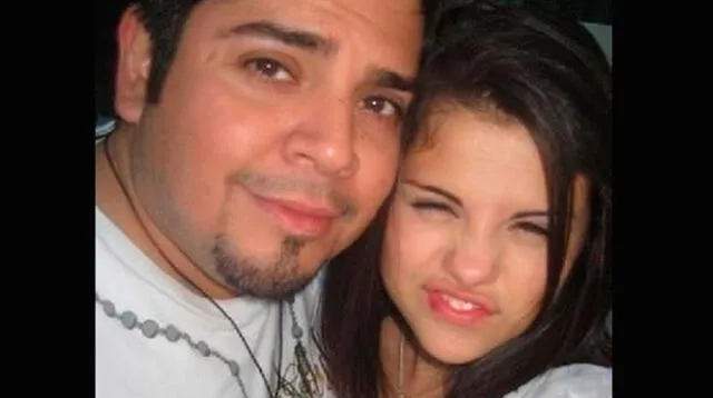 Selena Gomez y su padre Ricardo Gomez.