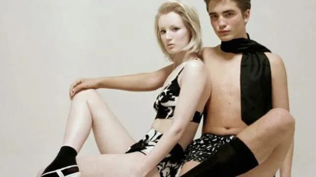 Robert Pattinson se inició en el mundo artístico modelando para firmas como Miu Miu.