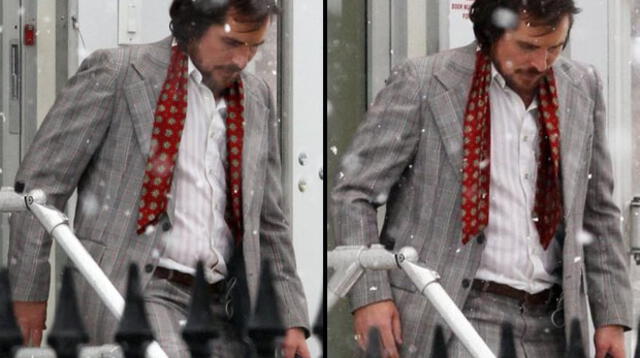 Christian Bale vuelve a sorprender con radical cambio de look: calvo y con sobrepeso.
