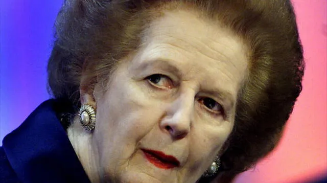 Margaret Thatcher, ex primera ministra de Gran Bretaña