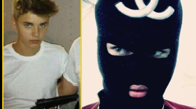 Justin Bieber causa polémica al publicar foto en la que aparece usando una máscara