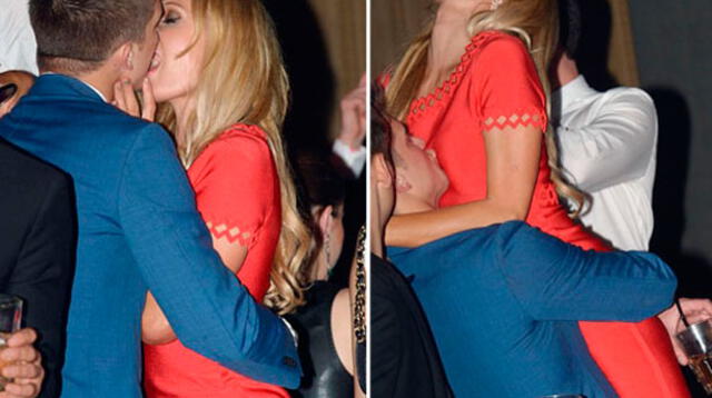 Paris Hilton muy acaramelada con su novio.