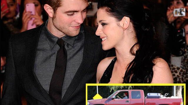 Robert Pattinson saca sus cosas de la casa de Kristen Stewart.