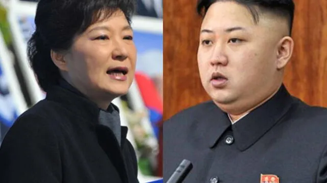 Park Geun-hye, presidenta de Corea del Sur y Kim Jong-un, líder de North Korea.