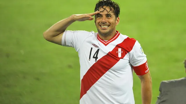 Pizarro celebró su gol en honor a Francisco Bolognesi.