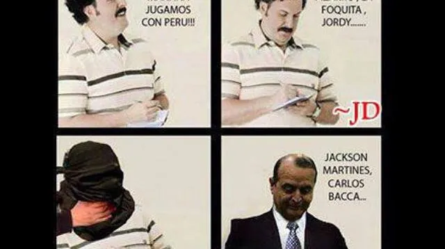 Perú - Colombia: memes inundan Facebook y Twitter.
