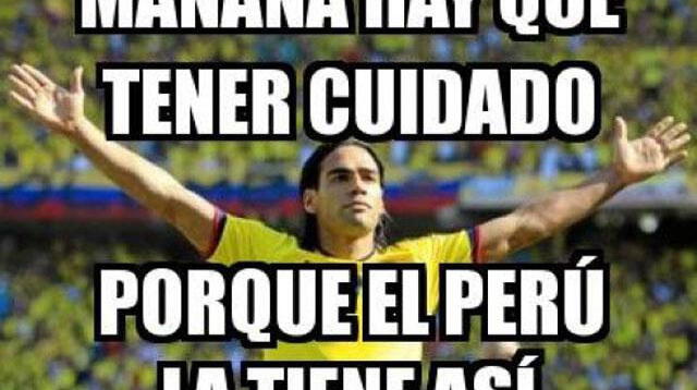 Perú - Colombia: memes inundan Facebook y Twitter.
