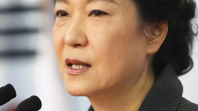 Presidenta surcoreana, Park Geun-hye.