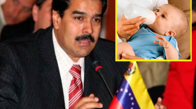 Nicolás Maduro quiere eliminar el uso de biberones.