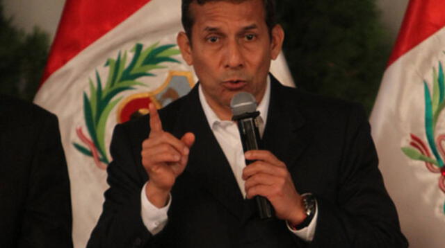 Ollanta Humala, presidente de la República
