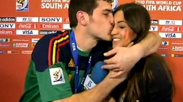 Iker Casillas y su novia Sara Carbonero