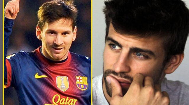 Lionel Messi y Gerard Piqué