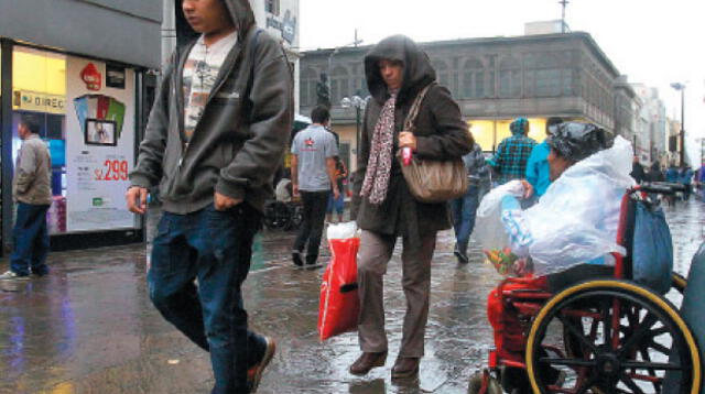 Lima y Callao tiritaron de frío.