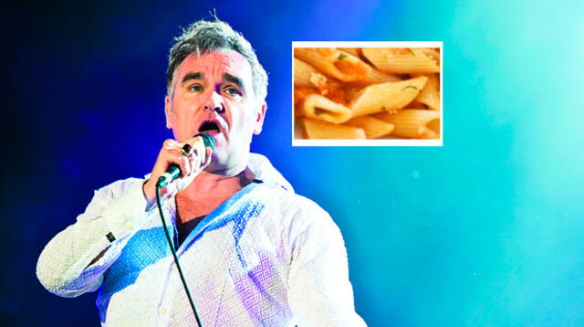 Morrissey: Penne en tomate le cayó mal.