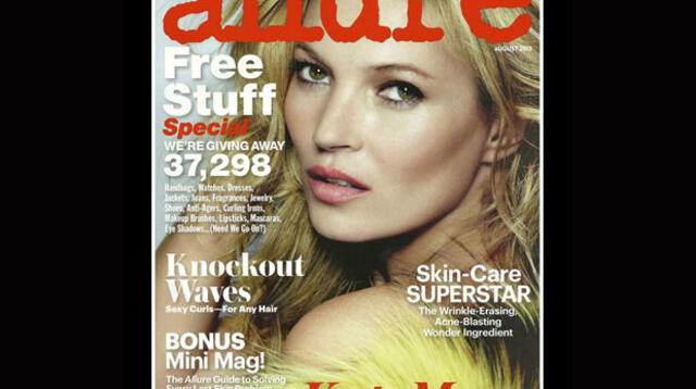 Kate Moss posa para la revista Allure