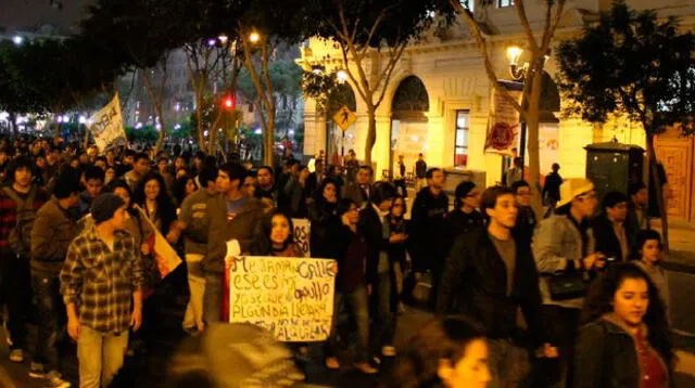 Esta vez la policía tenía un plan operativo que les permitió controlar la protesta.