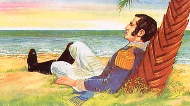 El sueño de José de San Martín de acuerdo con un famoso dibujo.