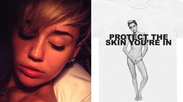Miley Cyrus desnuda: para fines benéficos.