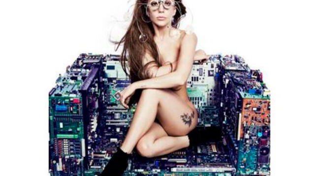 Lady Gaga se desnuda para promocionar nuevo álbum.