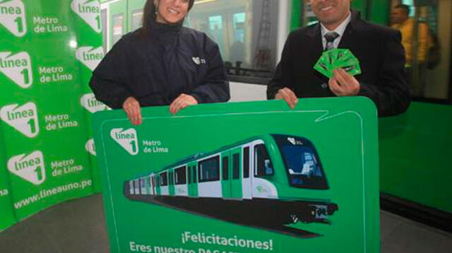 Metro de Lima premió al pasajero 50 millones.