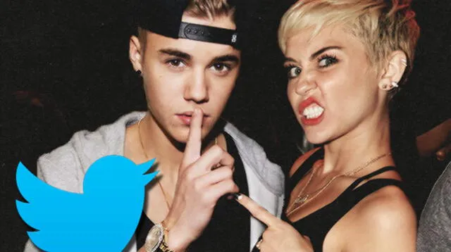 Justin Bieber y Miley Cyrus son malos ejemplos del uso del idioma inglés en Twitter
