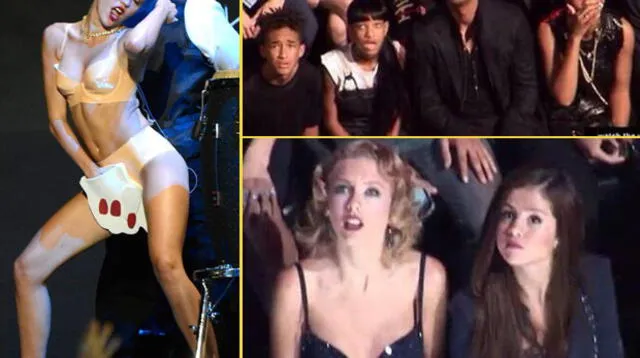 Baile erótico de Miley Cyrus generó molestia en los famosos