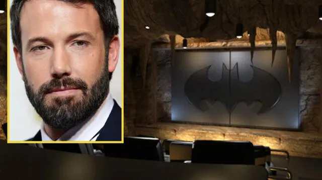 Ben Affleck tiene una baticueva... en su propia casa!