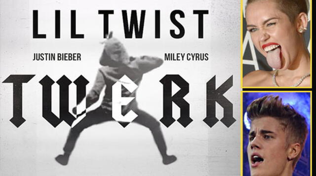 Justin Bieber y Miley Cyrus en Twerk