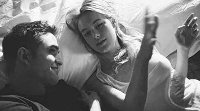 Robert Pattinson protagoniza candente comercial junto a Camille Rowe