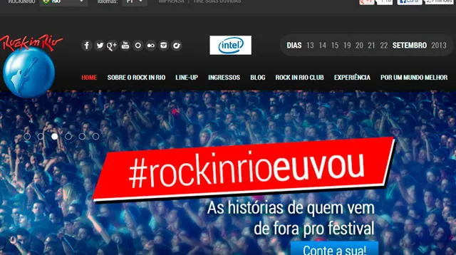 Rock in Rio 2013 en vivo gracias a YouTube.