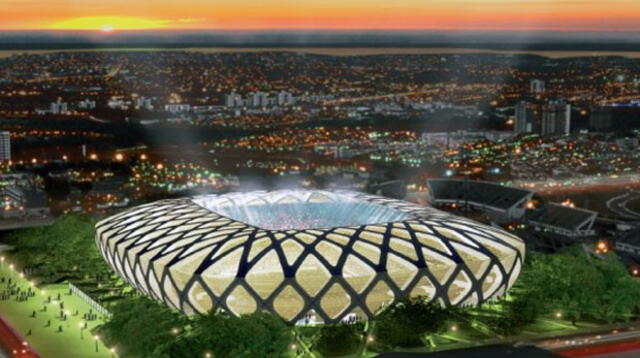 Estadio Arena Amazonia, ciudad de Manaos, al norte de Brasil.