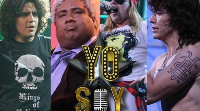 Andrés Calamaro, Zambo Cavero, Axl Rose y Enrique Bumbury se disputan la gran final de 'Yo Soy'