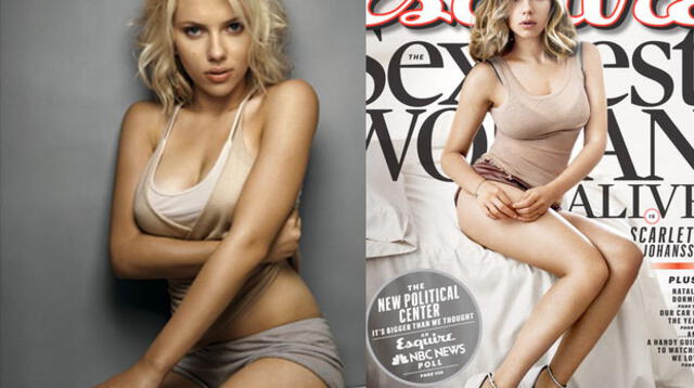 Scarlett Johansson nuevamente elegida la 'Mujer más sexy del Mundo' por la revista Esquire