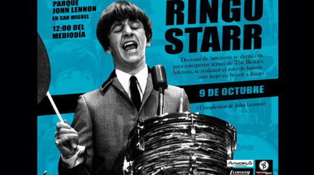 Hoy se realizará homenaje a Ringo Starr, ex Beatle.