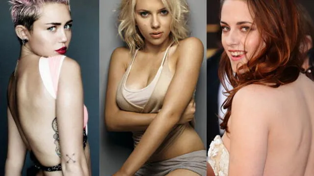 Estrellas como Kristen Stewart, Miley Cyrus y Scarlett Johansson tienen sus dobles en el cine porno