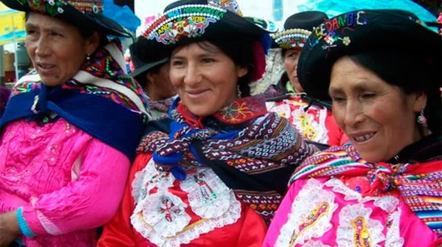 Marcha por las mujeres del agro en Lima.